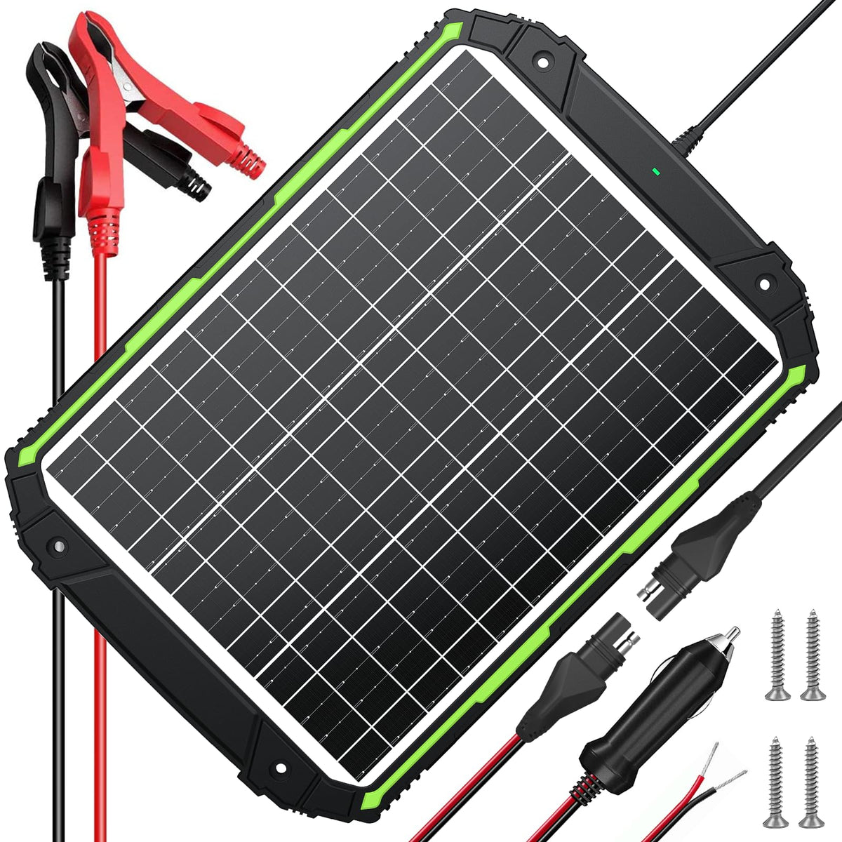 Sun Energise 25W panel front view for off-grid charging