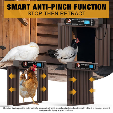 Sun Energise anti-pinch safety keeps poultry safe during door operation