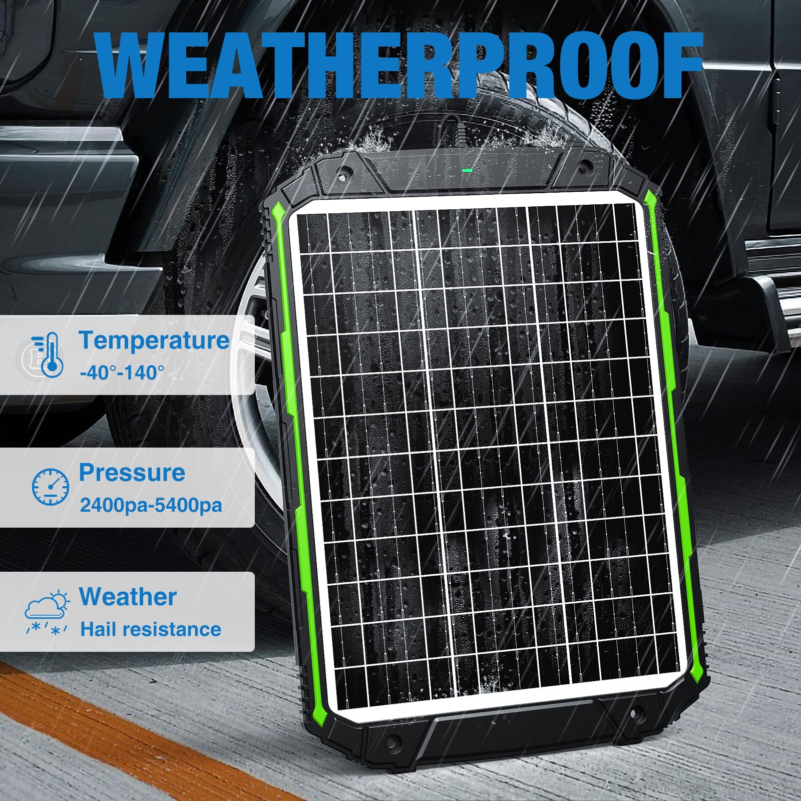 Sun Energise car boat and RV setup for versatile use