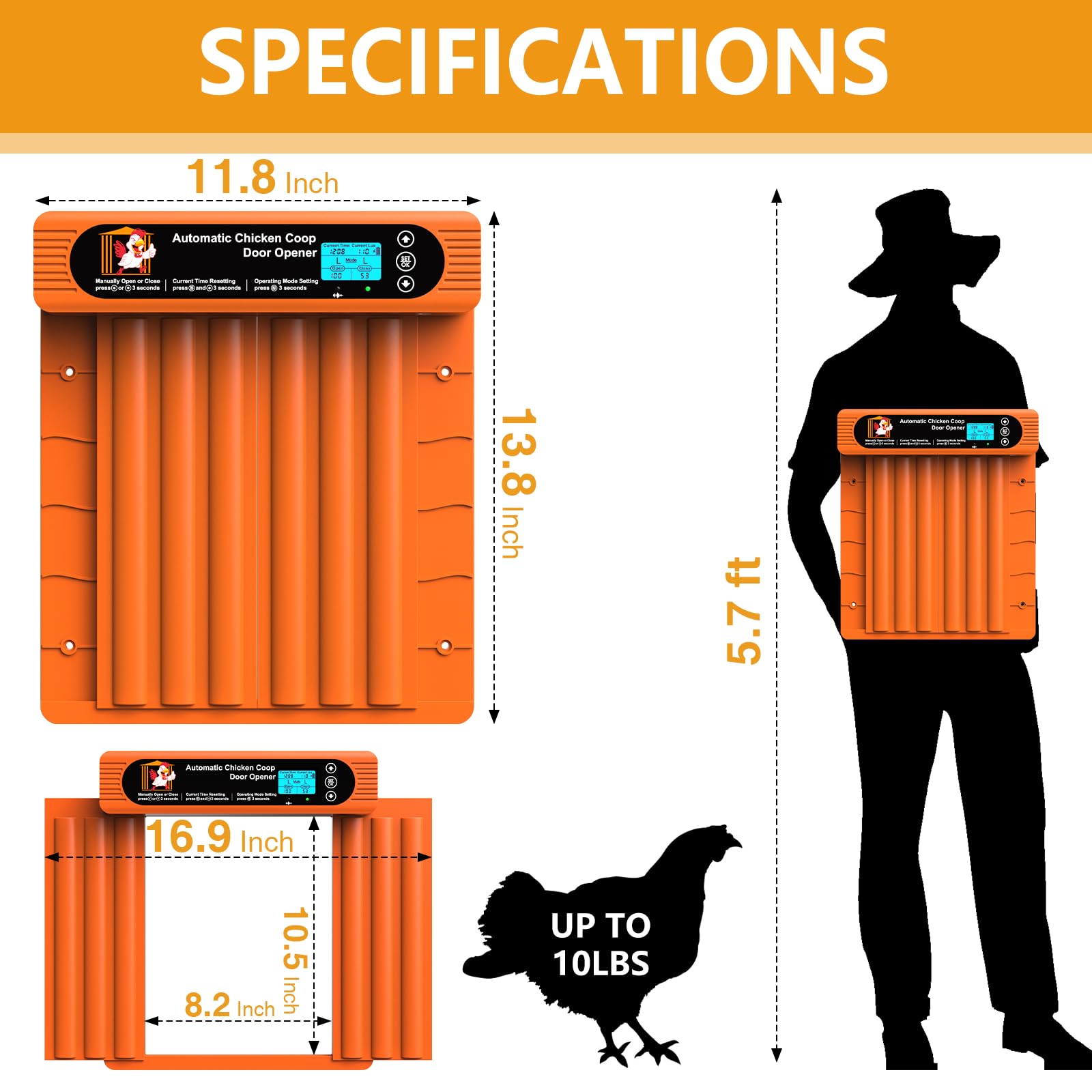 Sun Energise quick-install kit, compatible with many coops for fast setup.