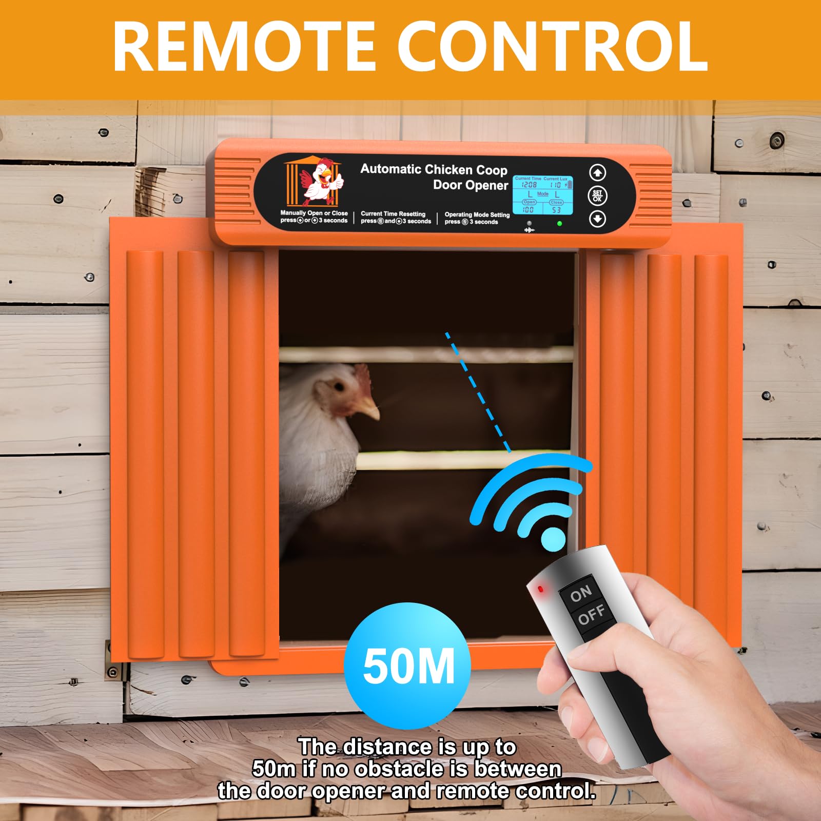 Sun Energise weatherproof control box, reliable in snow, rain, and dust.