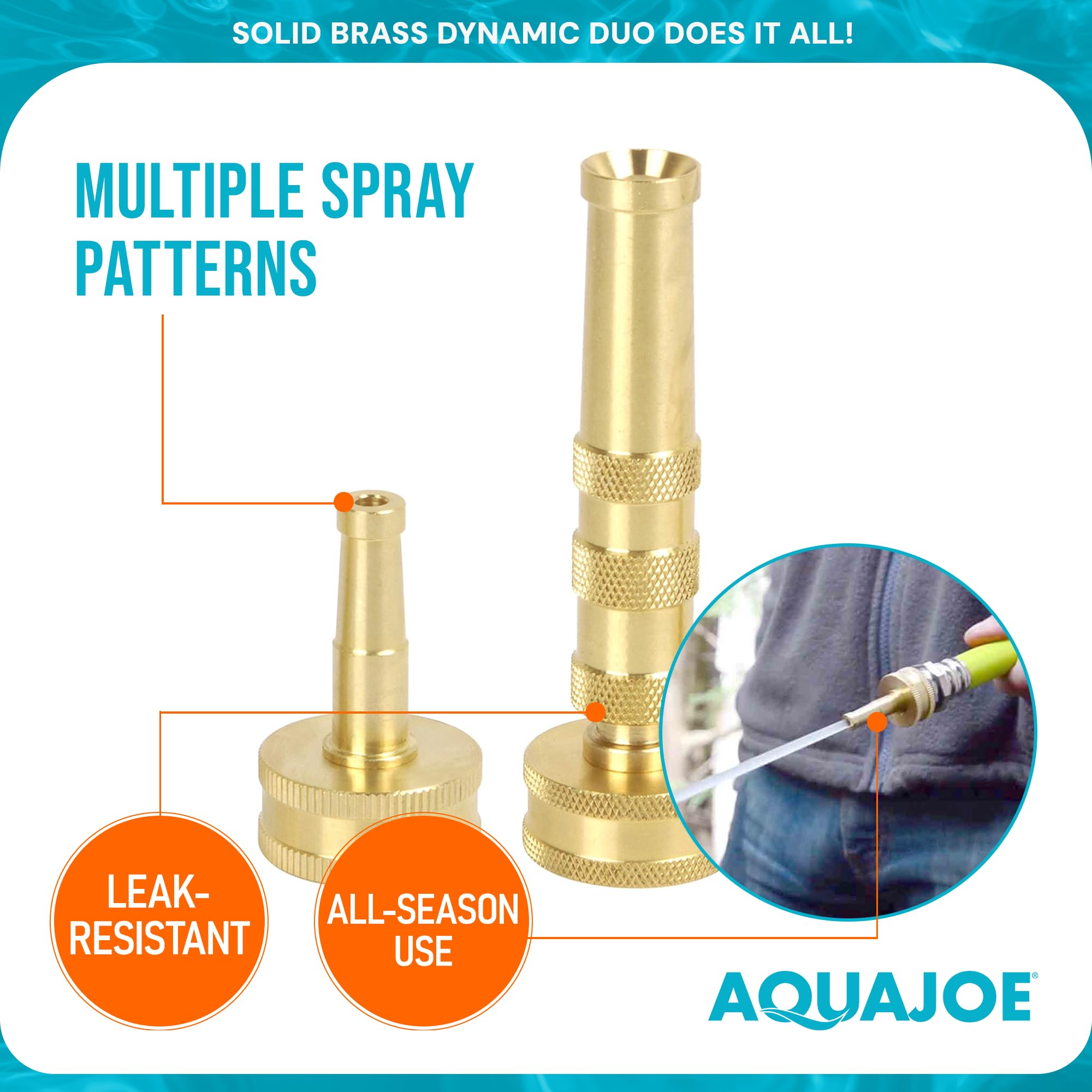 Sun Joe SJI-4BHNC compatible with standard hoses for easy conversion