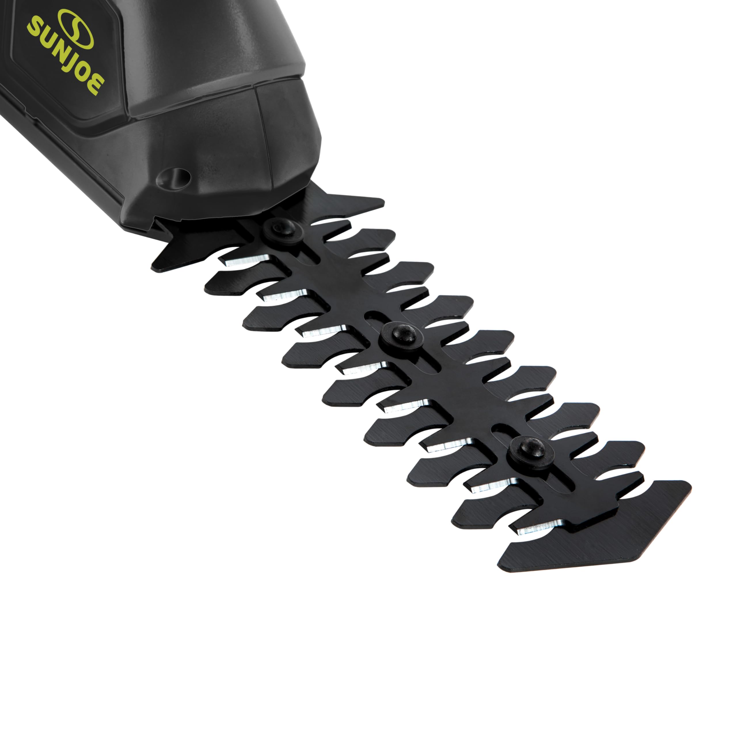 Sun Joe HJ604C included wall charger ensures easy recharges.
