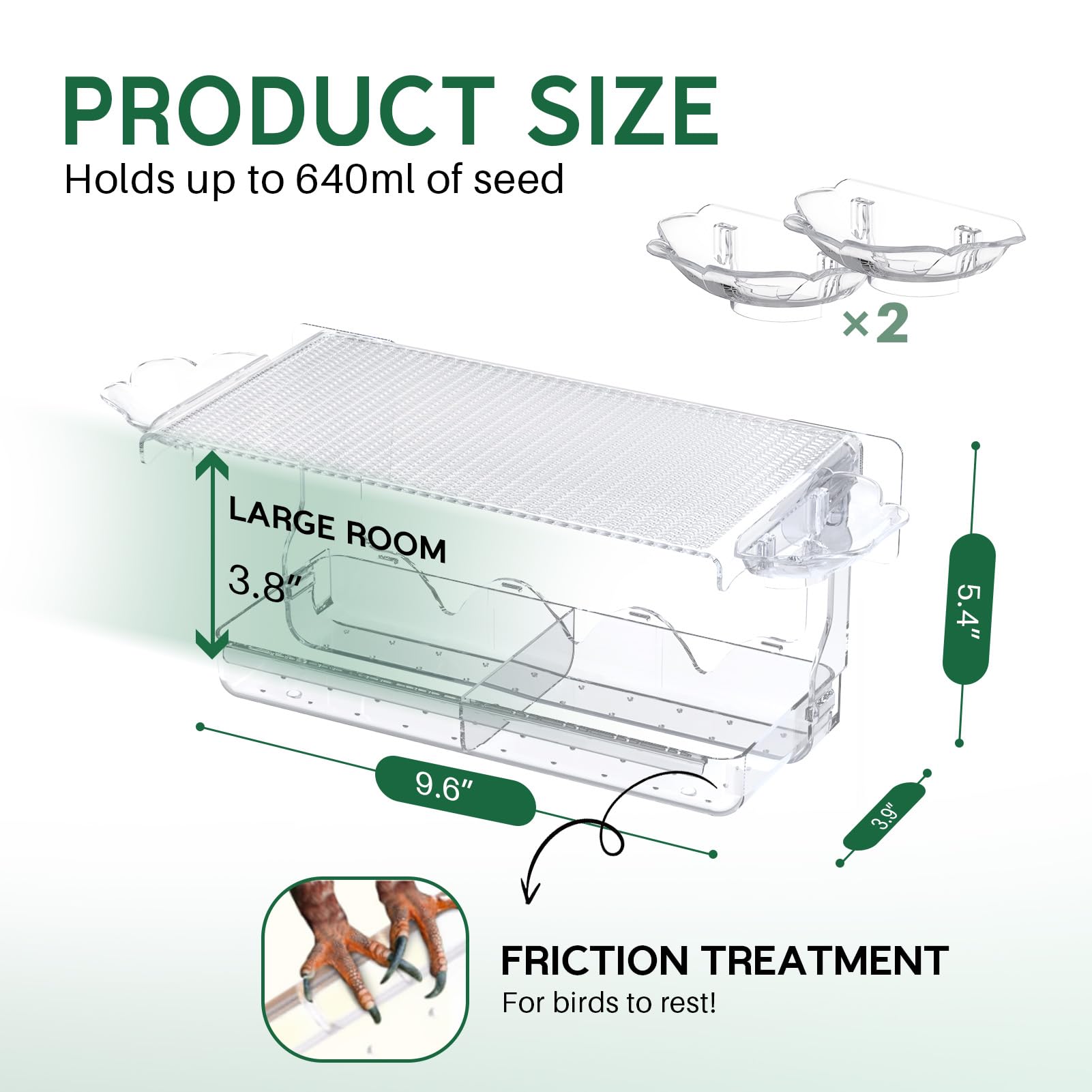 Sunally Window Bird Feeder installation demonstrates tool-free mounting on a window.