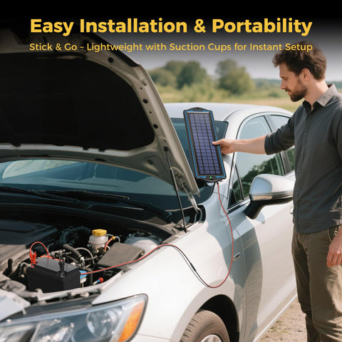SUNAPEX LED indicators show charging status for quick reference.