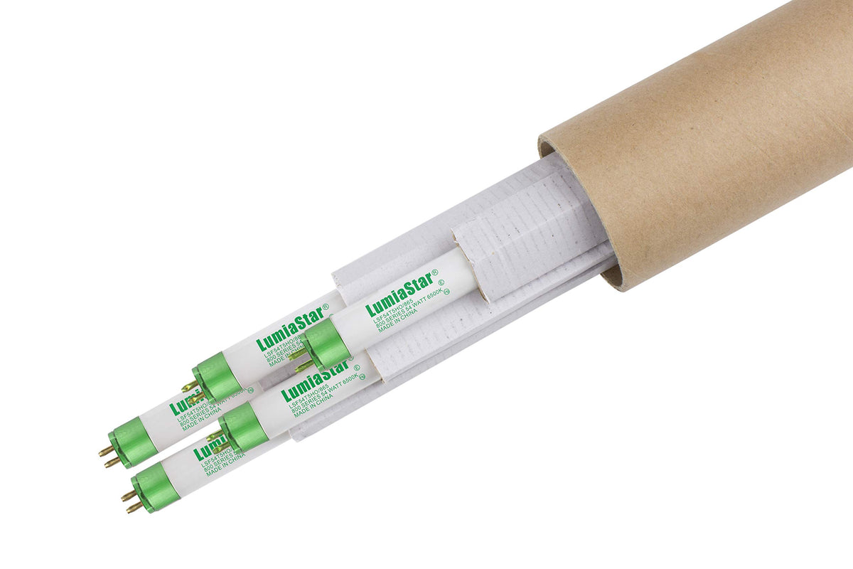SunBESTer 4ft T5 HO grow light tube delivering daylight 6500K spectrum for indoor plants.