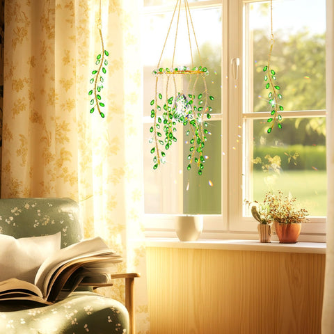 Suncalla crystal suncatchers wall art pendant enhances decor