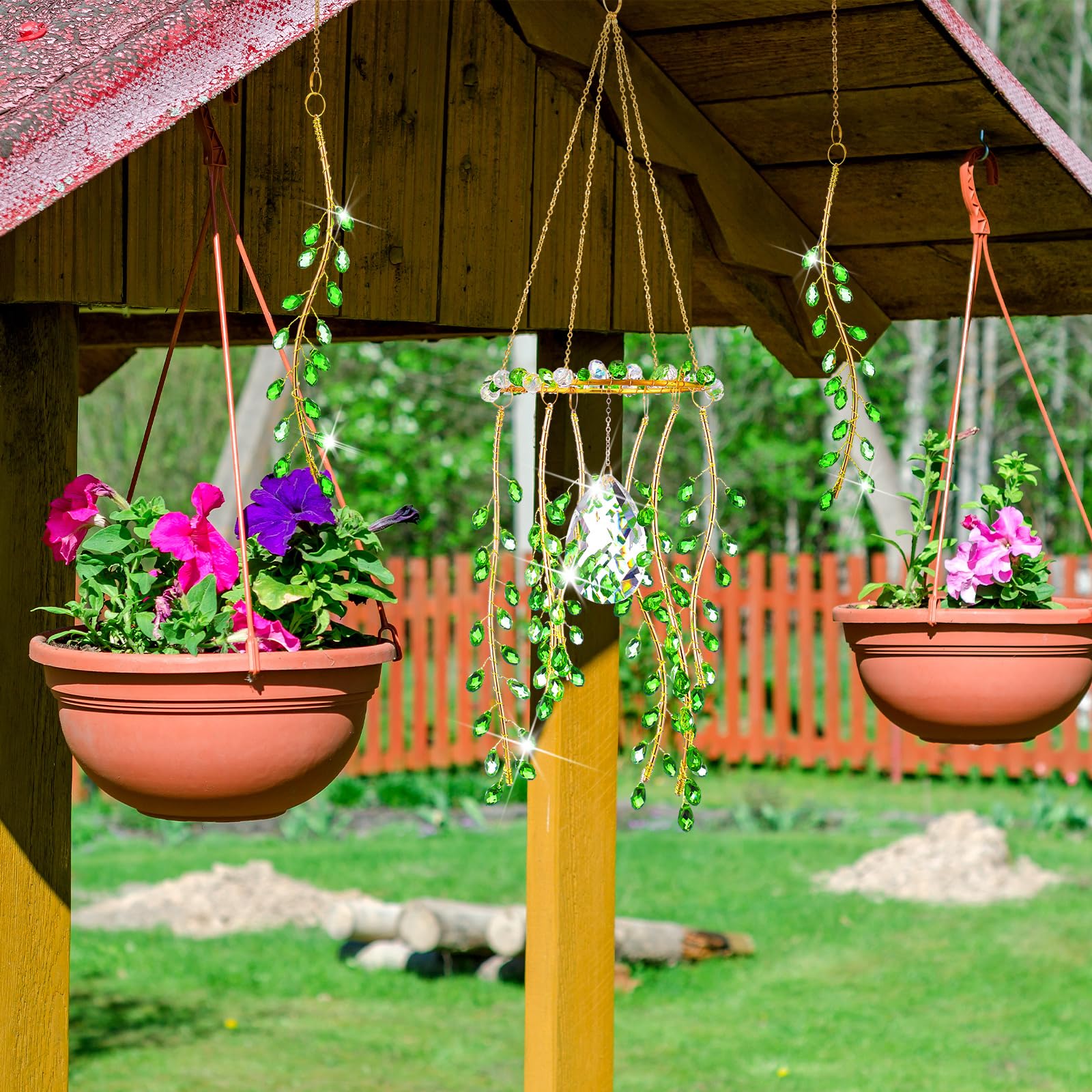 Suncalla gift crystal suncatchers ideal for plant lovers and celebrations