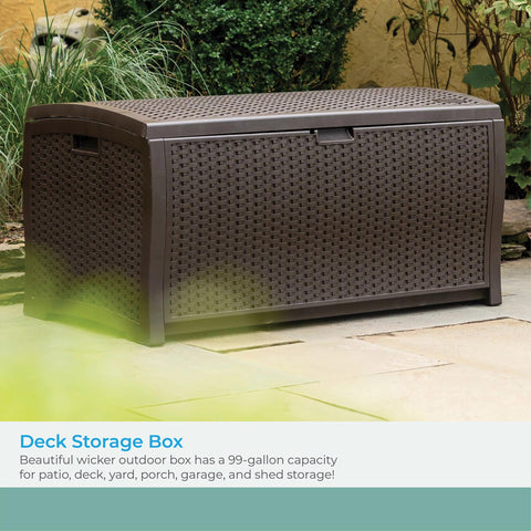 Suncast DBW9200 end handles: portable storage on the go