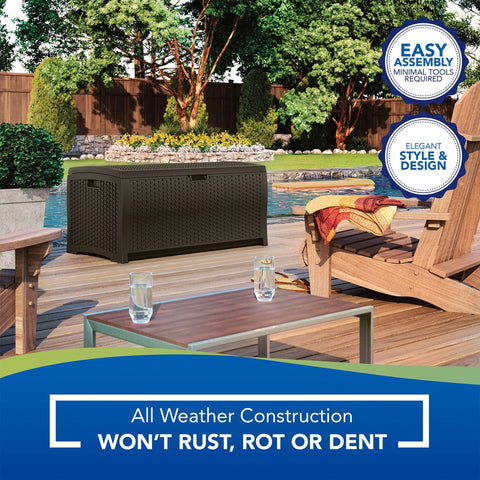 Suncast quick assembly with no tools required