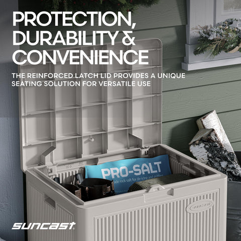 Suncast garden tools storage protects tools and stays ready for spring projects