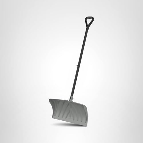 Suncast heavy-duty snow removal tool ready for winter chores