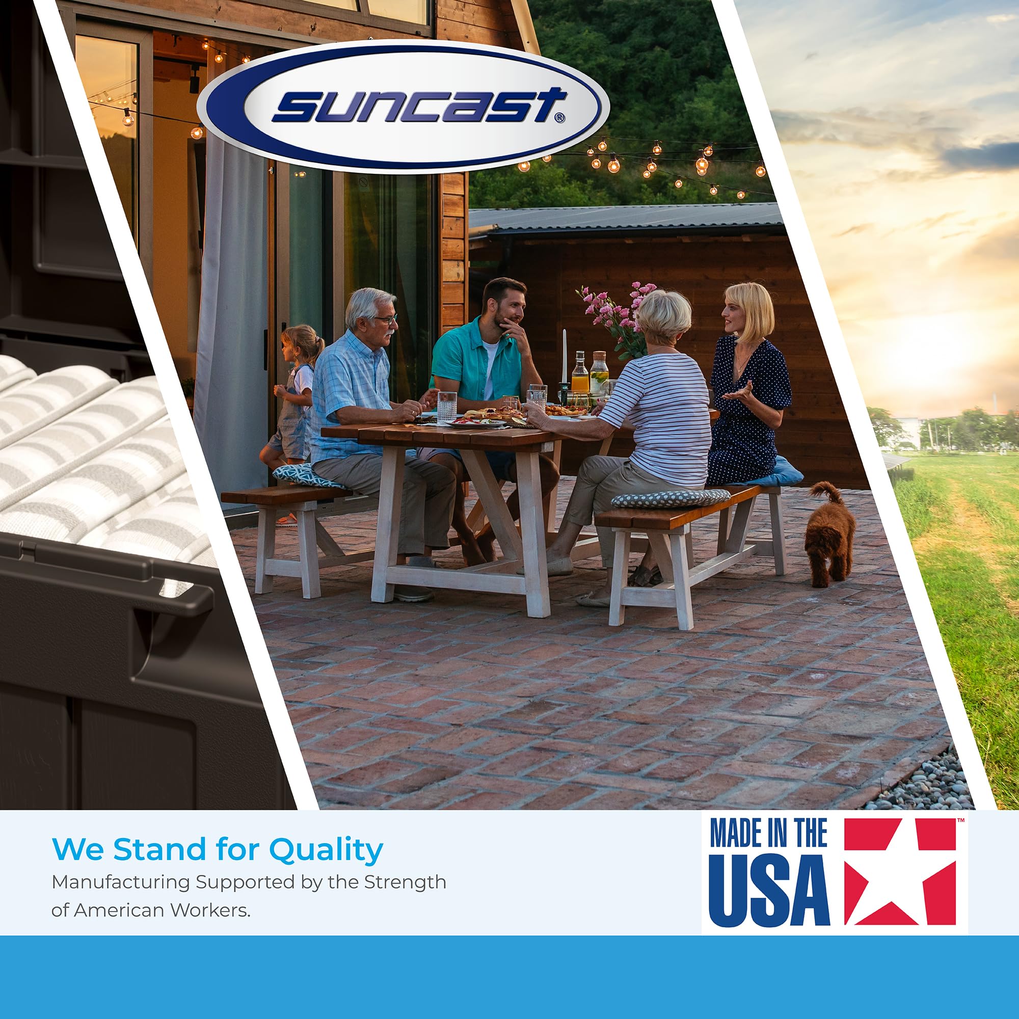 Suncast made-in-the-USA snow pusher showcases quality craftsmanship