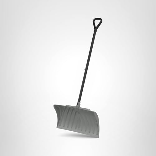 Suncast designed for efficient clearing on smooth, paved surfaces.
