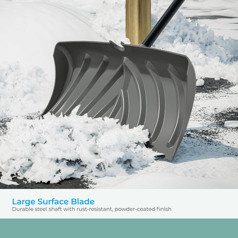 Suncast steel shaft assembly for durable winter tools
