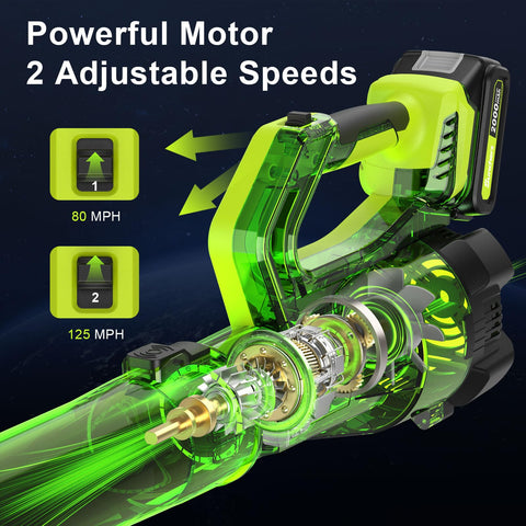 SUNCHERS lightweight leaf blower design reduces arm fatigue during yard work