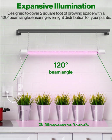 Fixtures can be linked up to four for scalable greenhouse setups