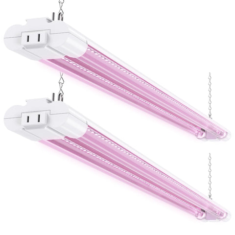 Sunco 3ft grow light full spectrum over seedling tray supports early growth