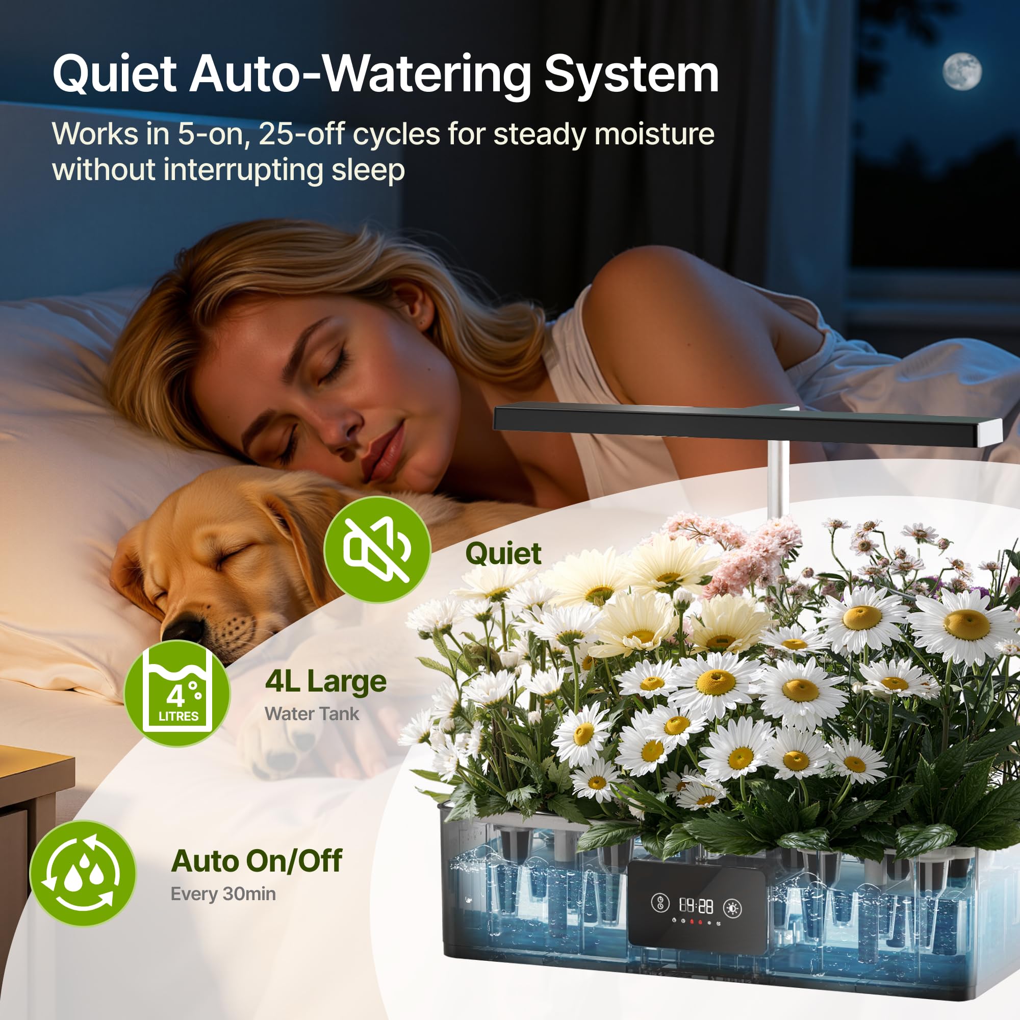 SUNCOZE pod kit with baskets sponges and nutrients ready