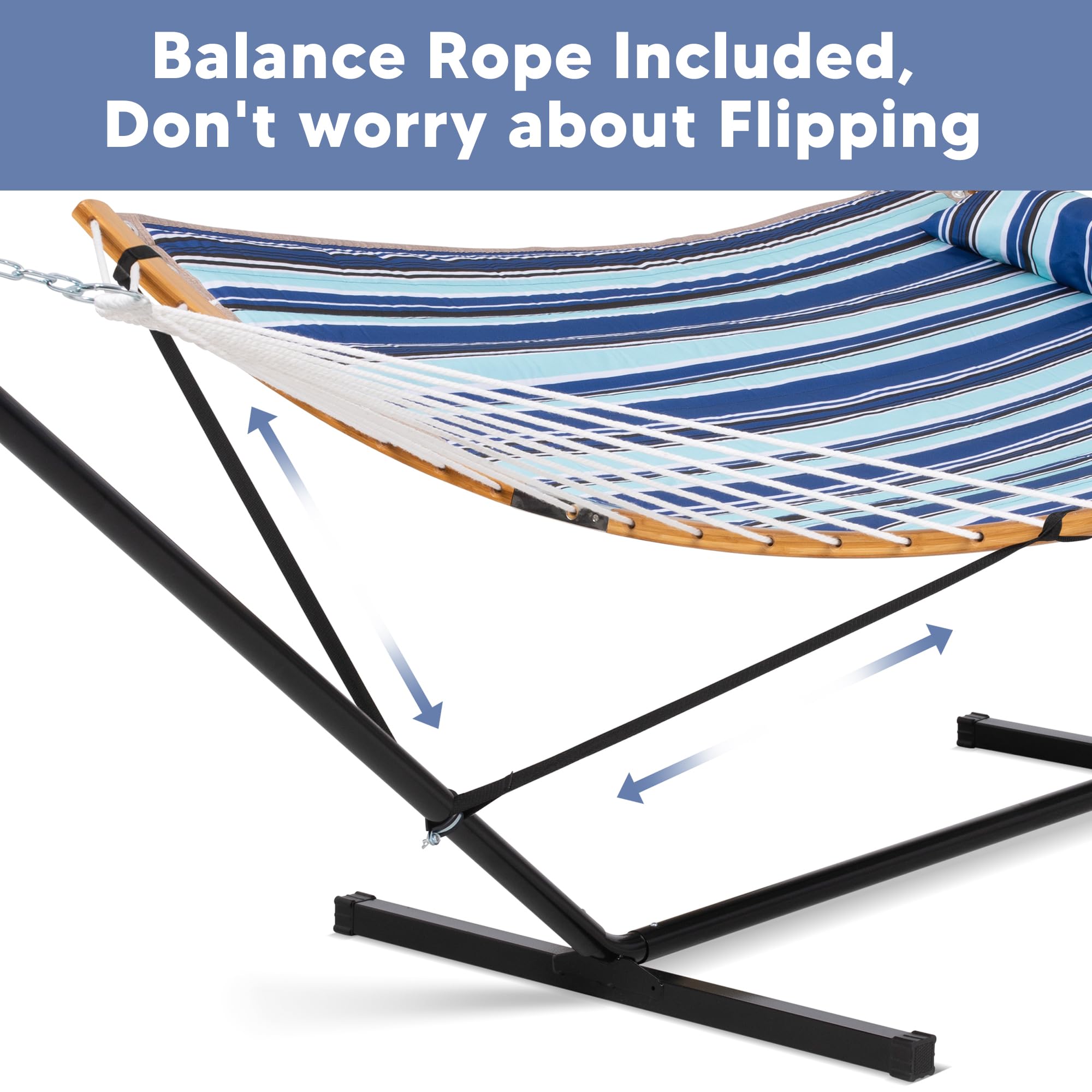 SUNCREAT 12 ft freestanding steel stand for portable use.