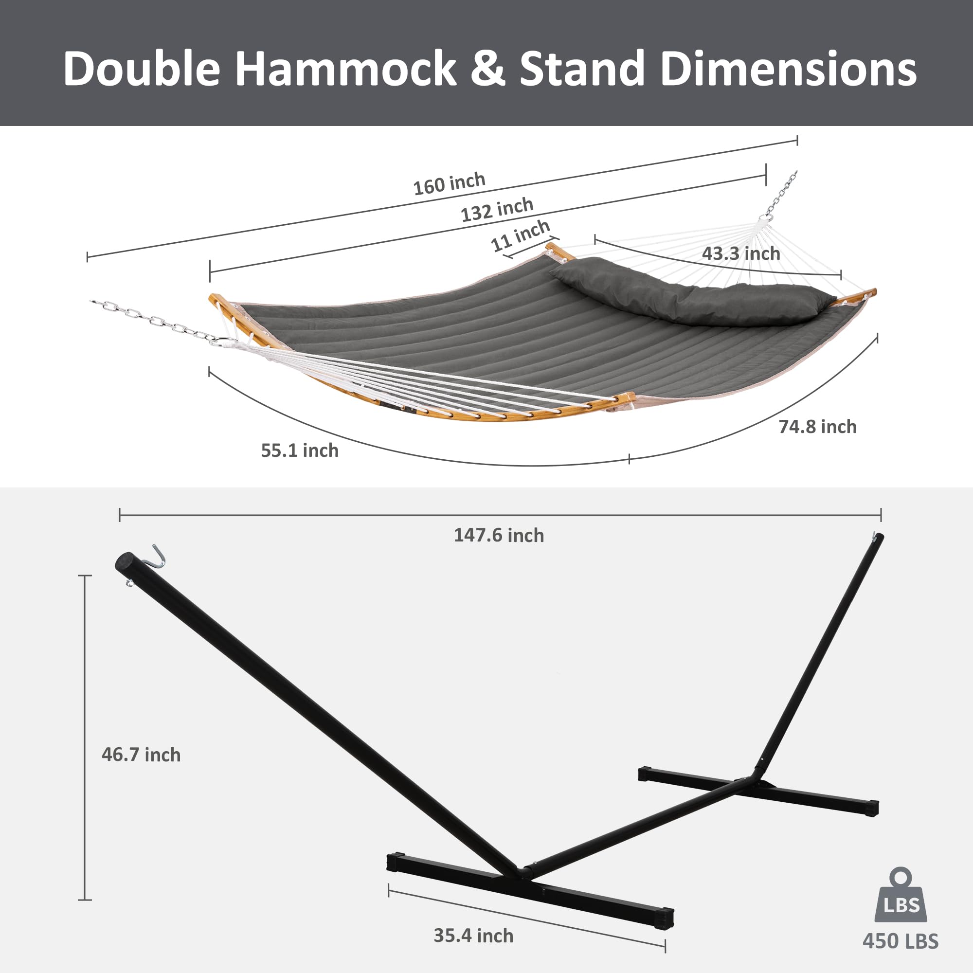 SUNCREAT 12 ft freestanding stand provides durable, tool-free setup