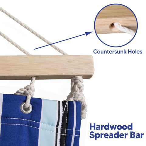 Suncreat 55 inch hardwood spreader bar adds stability and style