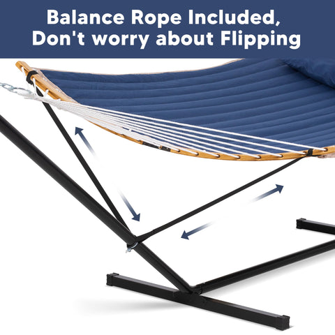 SUNCREAT balance ropes provide secure, balanced suspension.