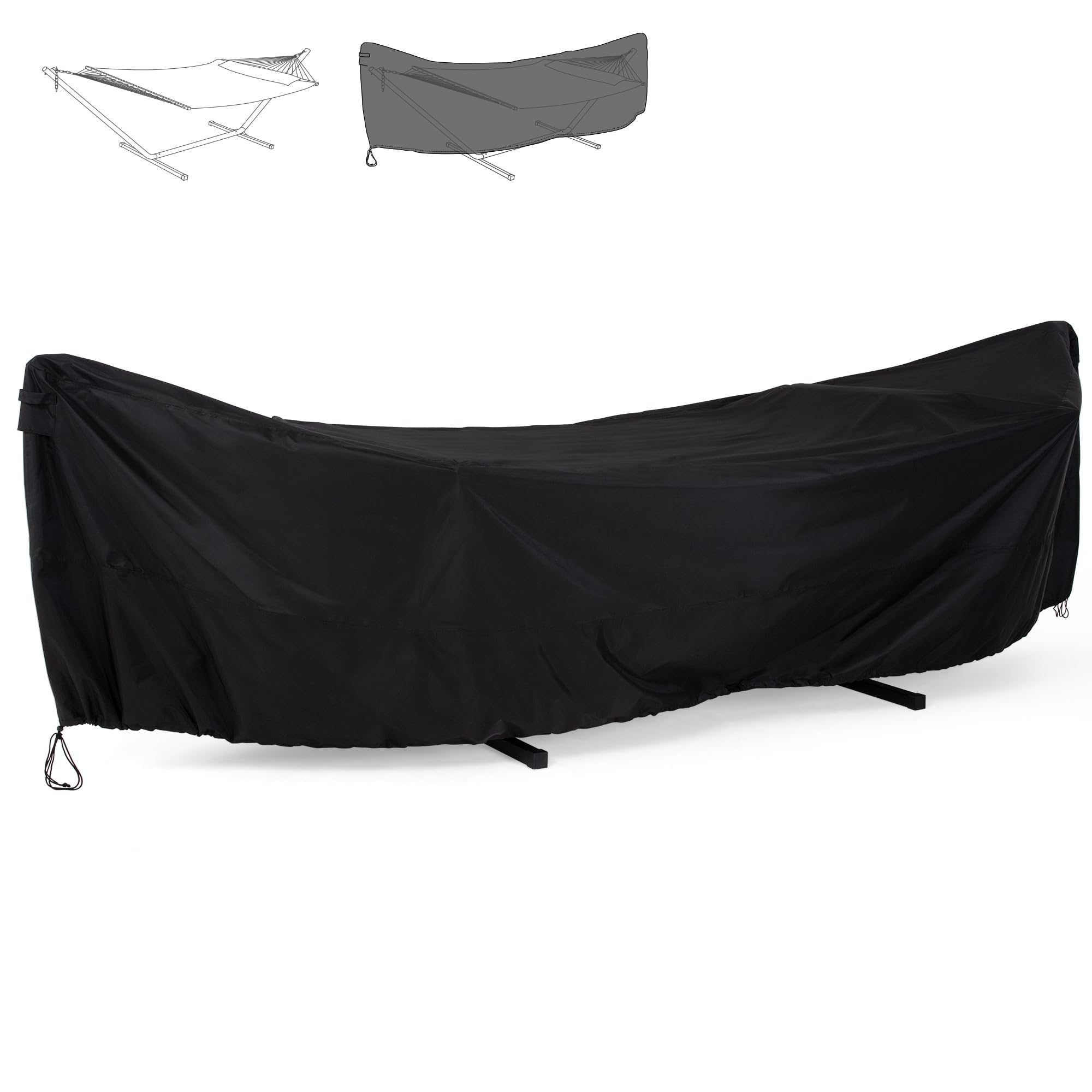 SUNCREAT hammock cover for waterproof-11-12ft-stand keeps your hammock dry