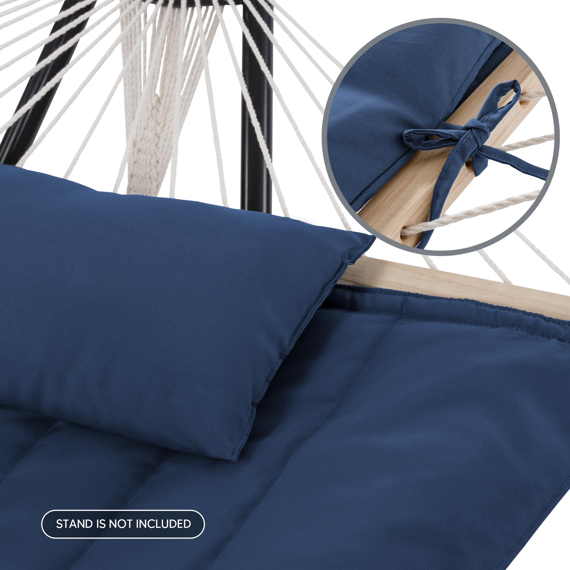 SUNCREAT detachable soft pillow adds extra comfort and support