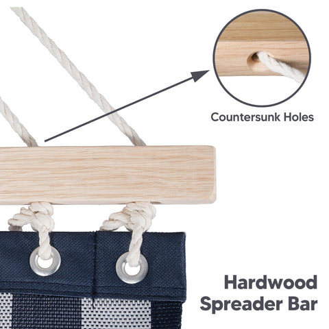 SUNCREAT handwoven ropes provide strong support and durable comfort
