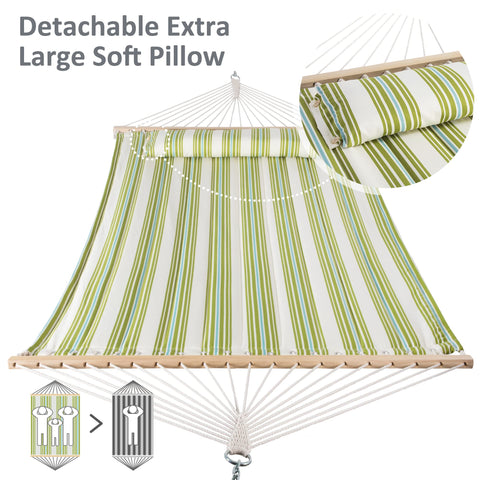 Suncreat hammock 30 percent thicker ropes deliver durable support