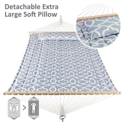 SUNCREAT extra-large pillow delivers plush neck and head comfort.