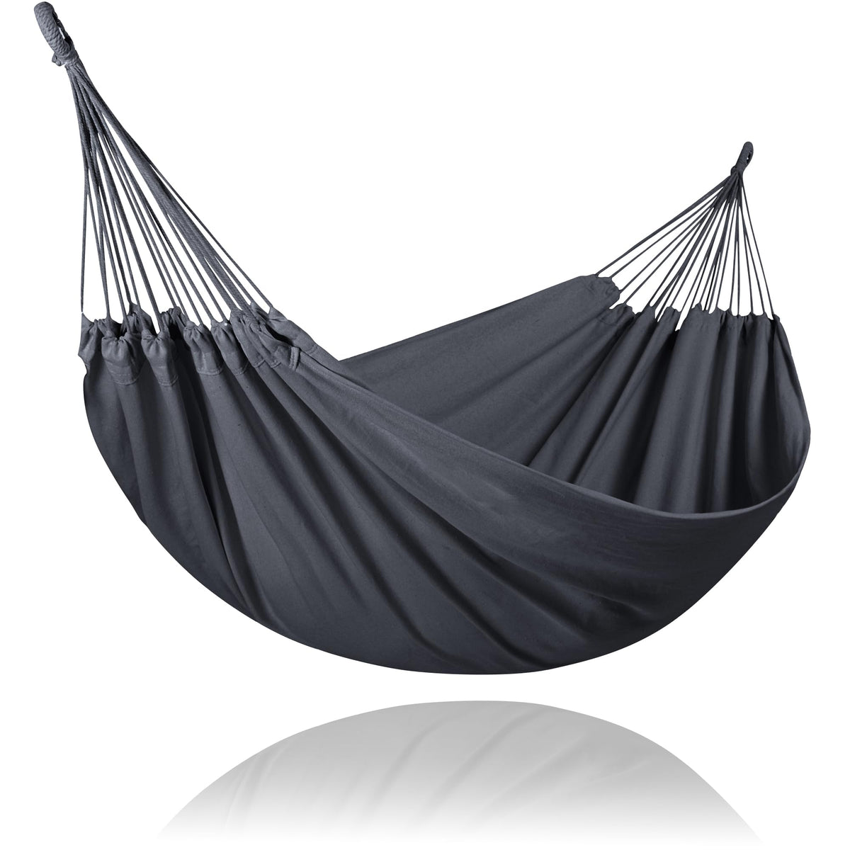 SUNCREAT hammock close-up showing durable eco-friendly fabric for outdoor camping