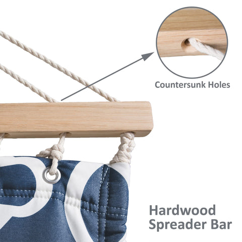 SUNCREAT heavy-duty 30% thicker ropes provide strong, durable support.