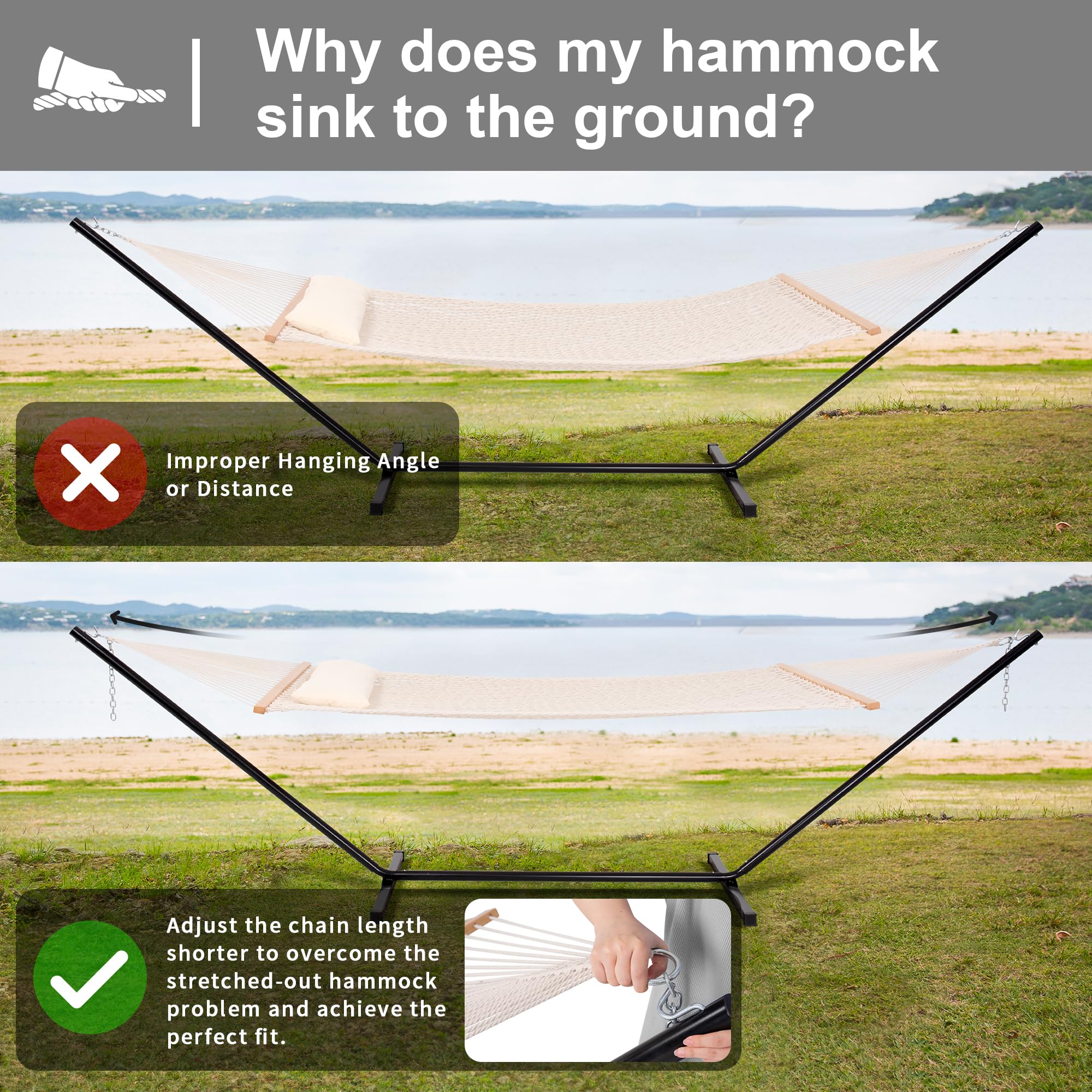 SUNCREAT portable freestanding 12-foot stand enables outdoor setup anywhere.