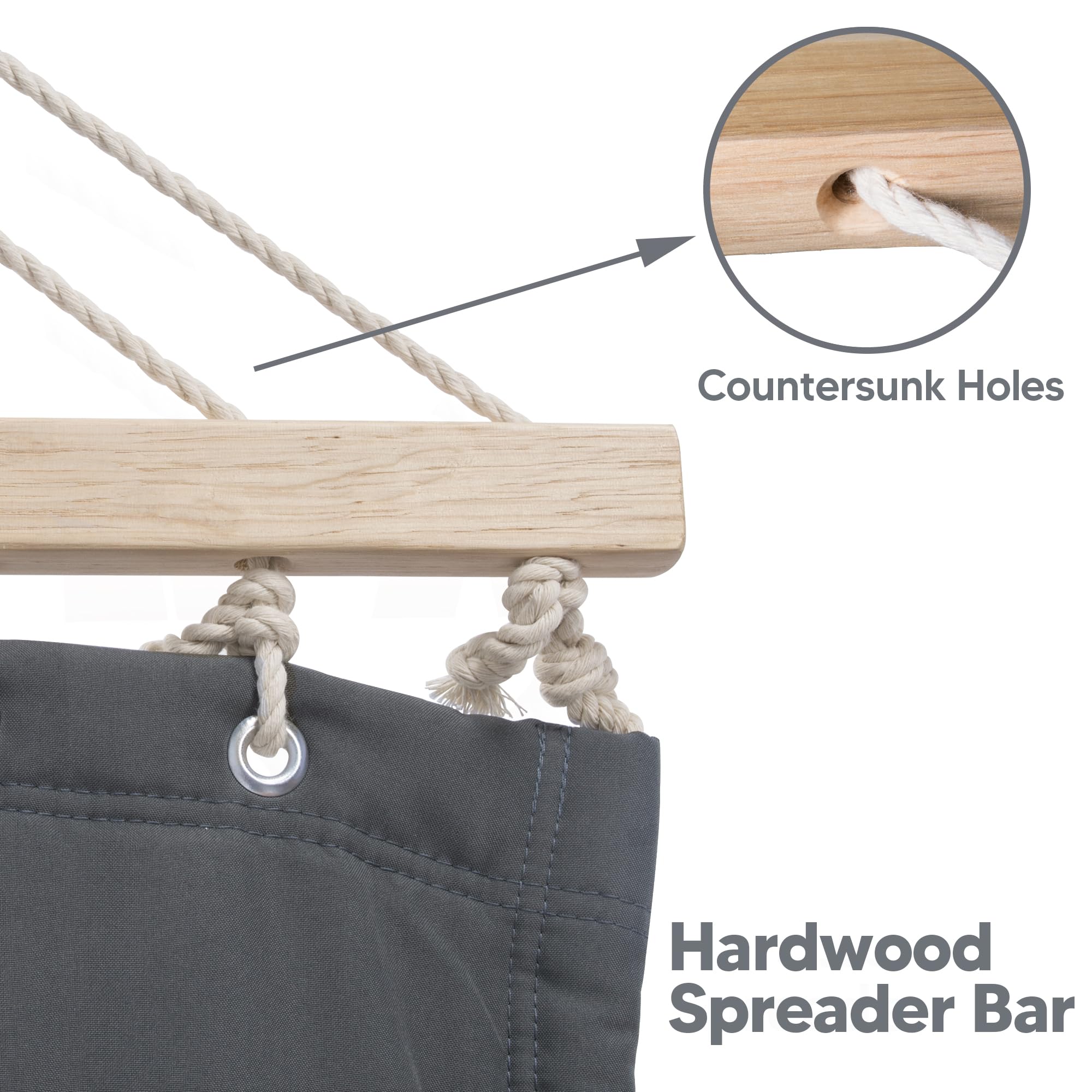 SUNCREAT two-person hammock dimensions ideal for couples and friends