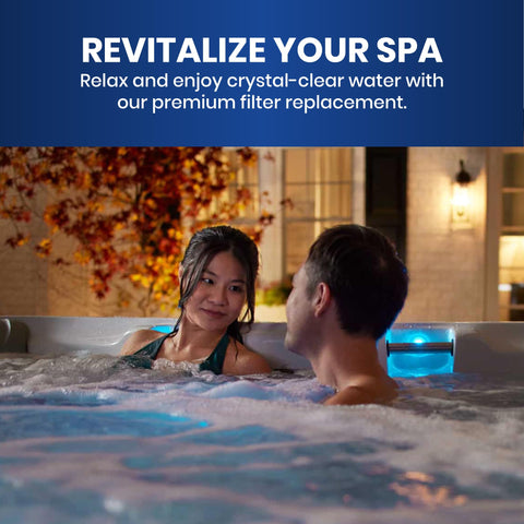 Sundance Spa Filter 6540-488 diameter visualization showing fit dimensions