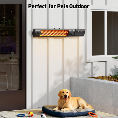 Sundate nine heat levels tailor comfort from 0 to 1500W