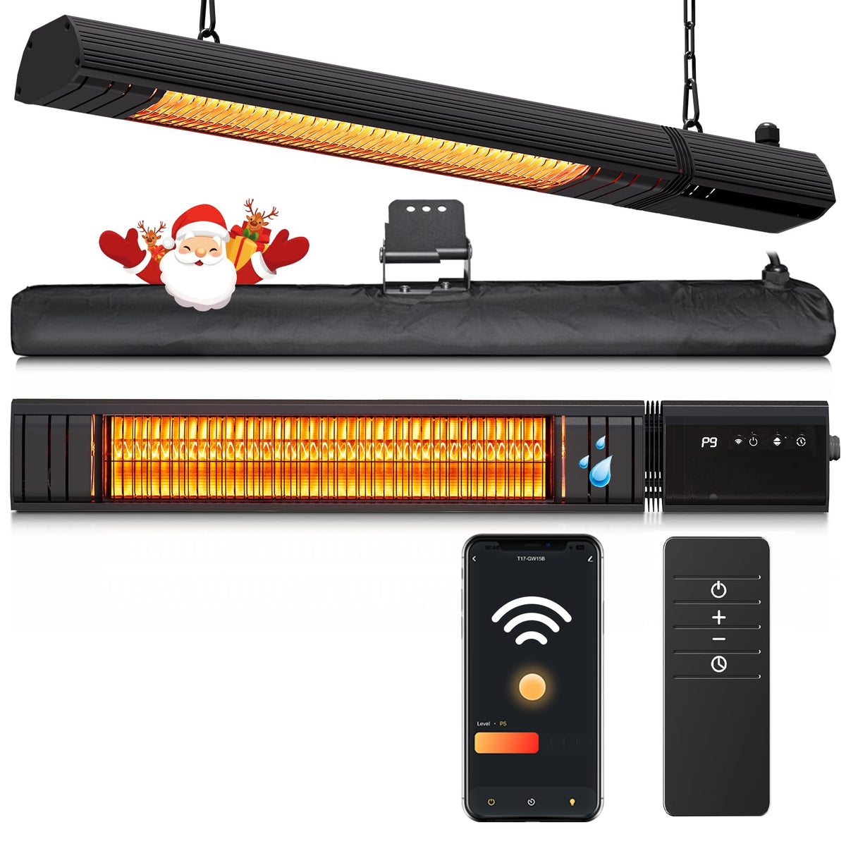 Sundate ceiling heater 1500W for fast outdoor warmth