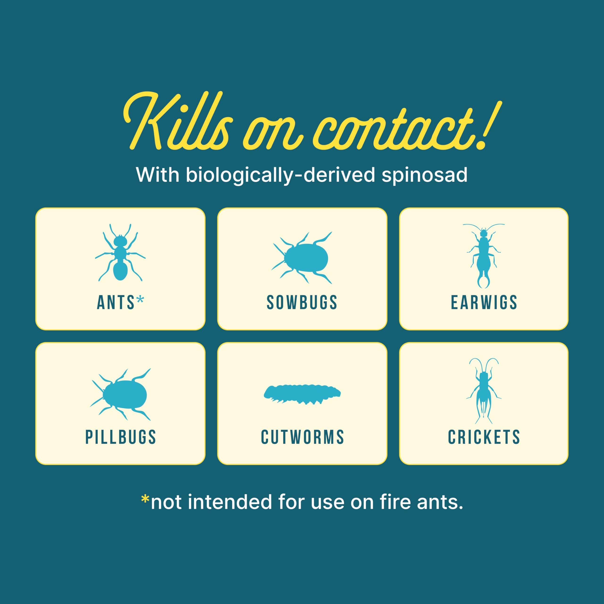 Ready to use Ant Adios application around garden plants.