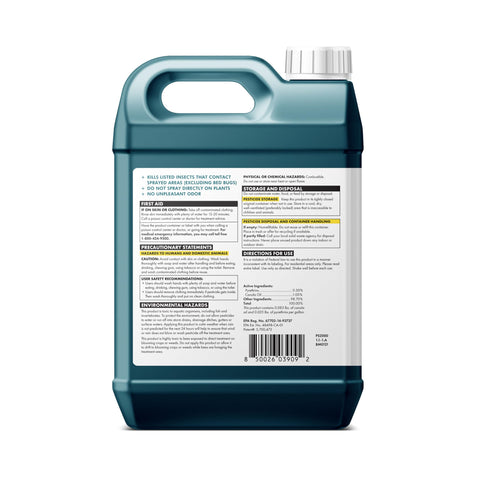One-gallon bottle with spray wand for convenient larger-area coverage.