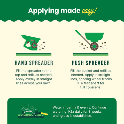 SUNDAY South Seed + Feed easy patch repair for sunny yards