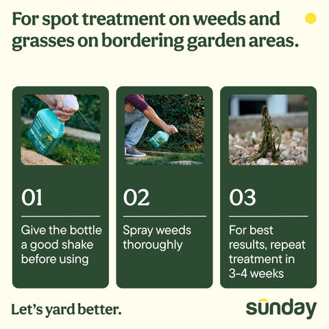 Sunday Weed Warrior nozzle close-up for easy point-and-spray application