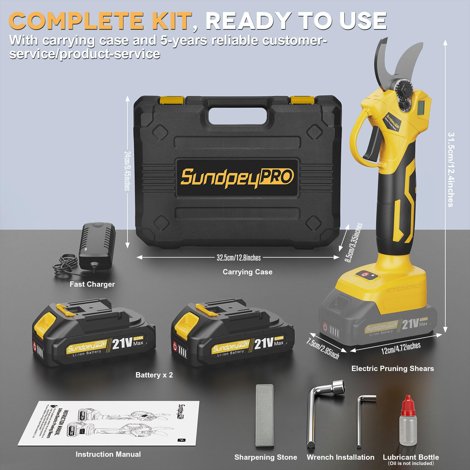 SundpeyPRO ideal for gardens and orchards with clean, healthy results