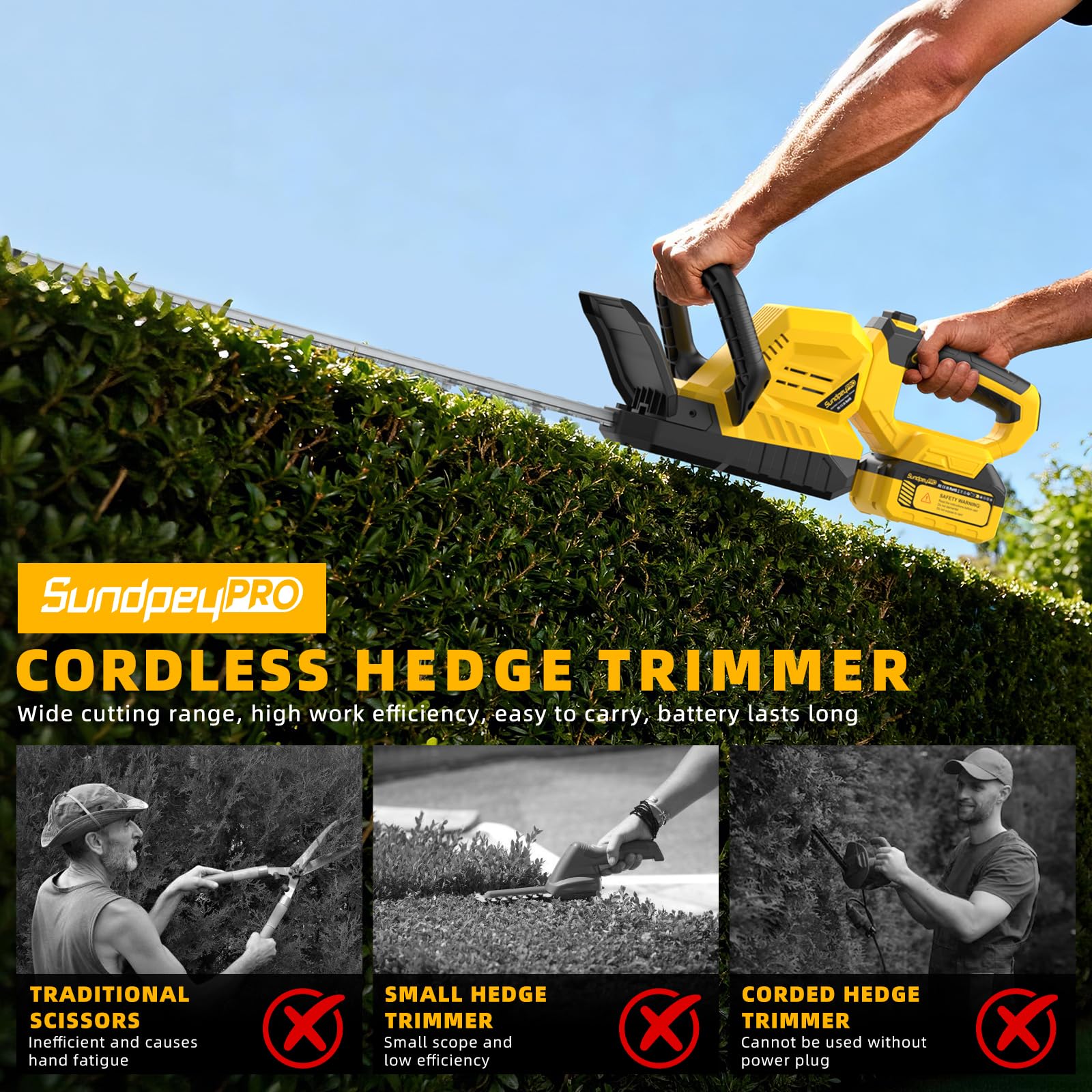 SundpeyPRO safety features including hand guard and blade protector