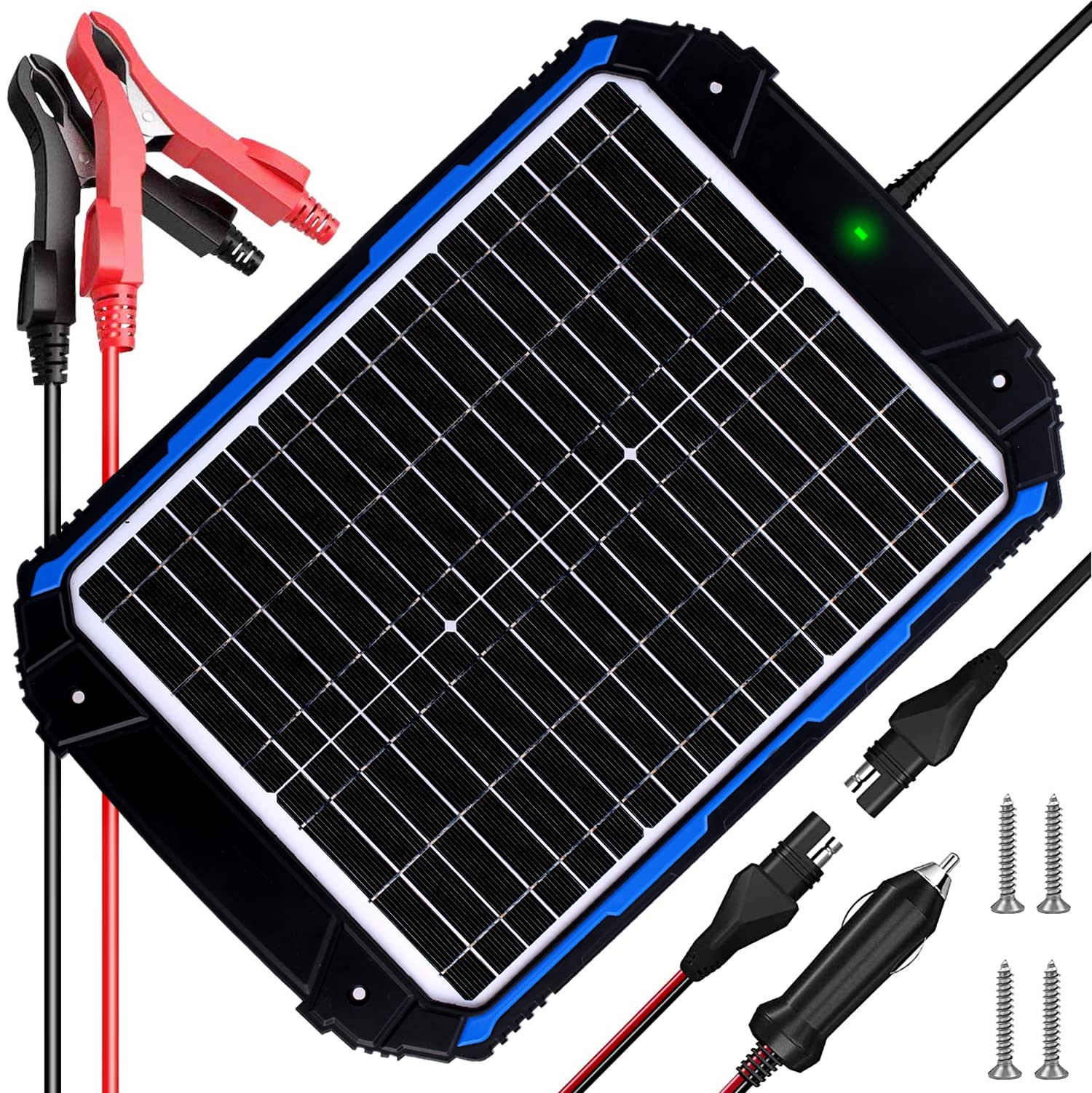 SUNER POWER 20W panel front view with weatherproof design.