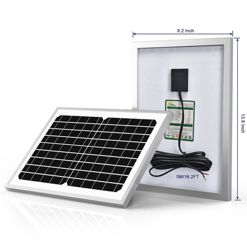 SUNER POWER ergonomic mount structure simplifies installation on gates