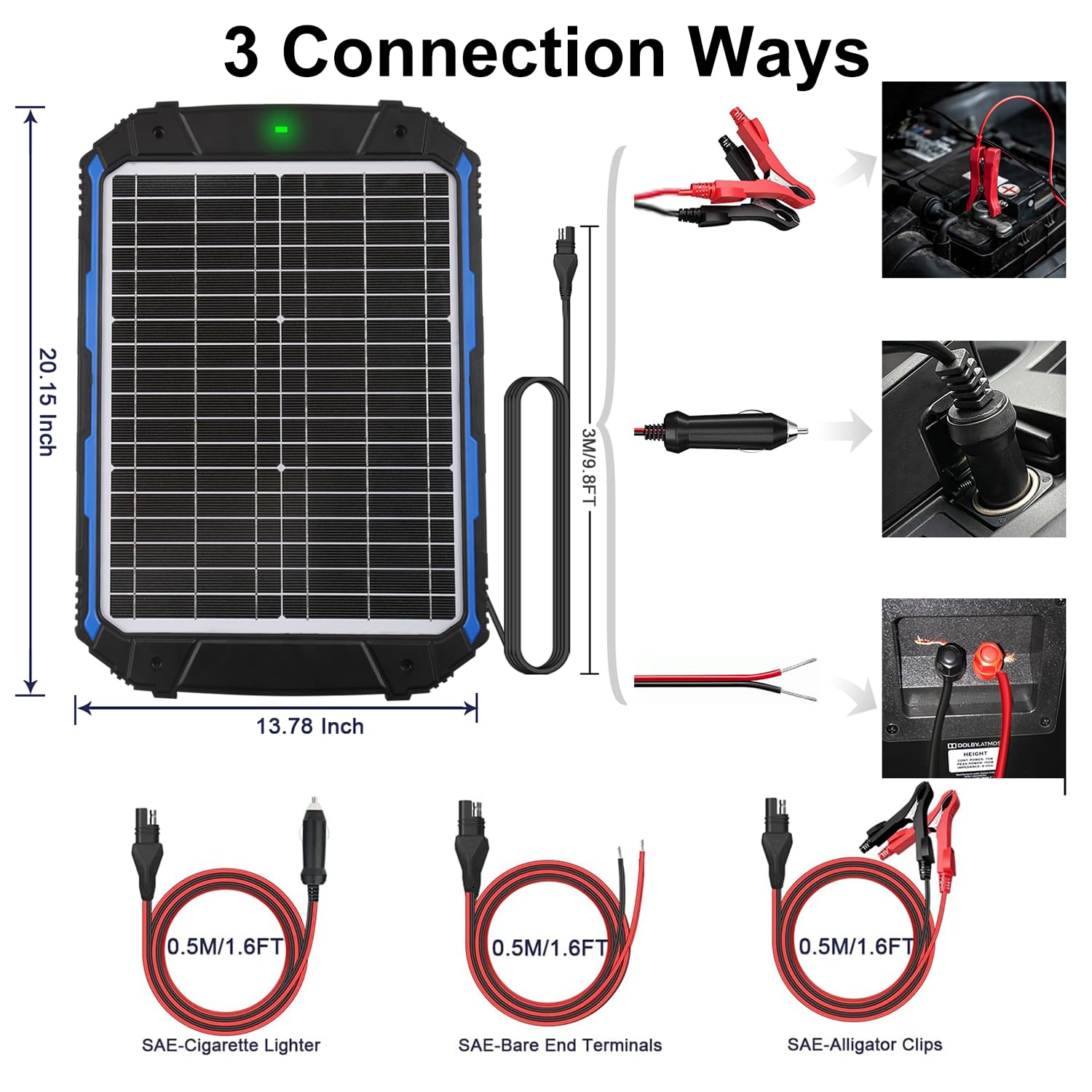 SUNER POWER plug-and-play cables enable quick, easy installation.