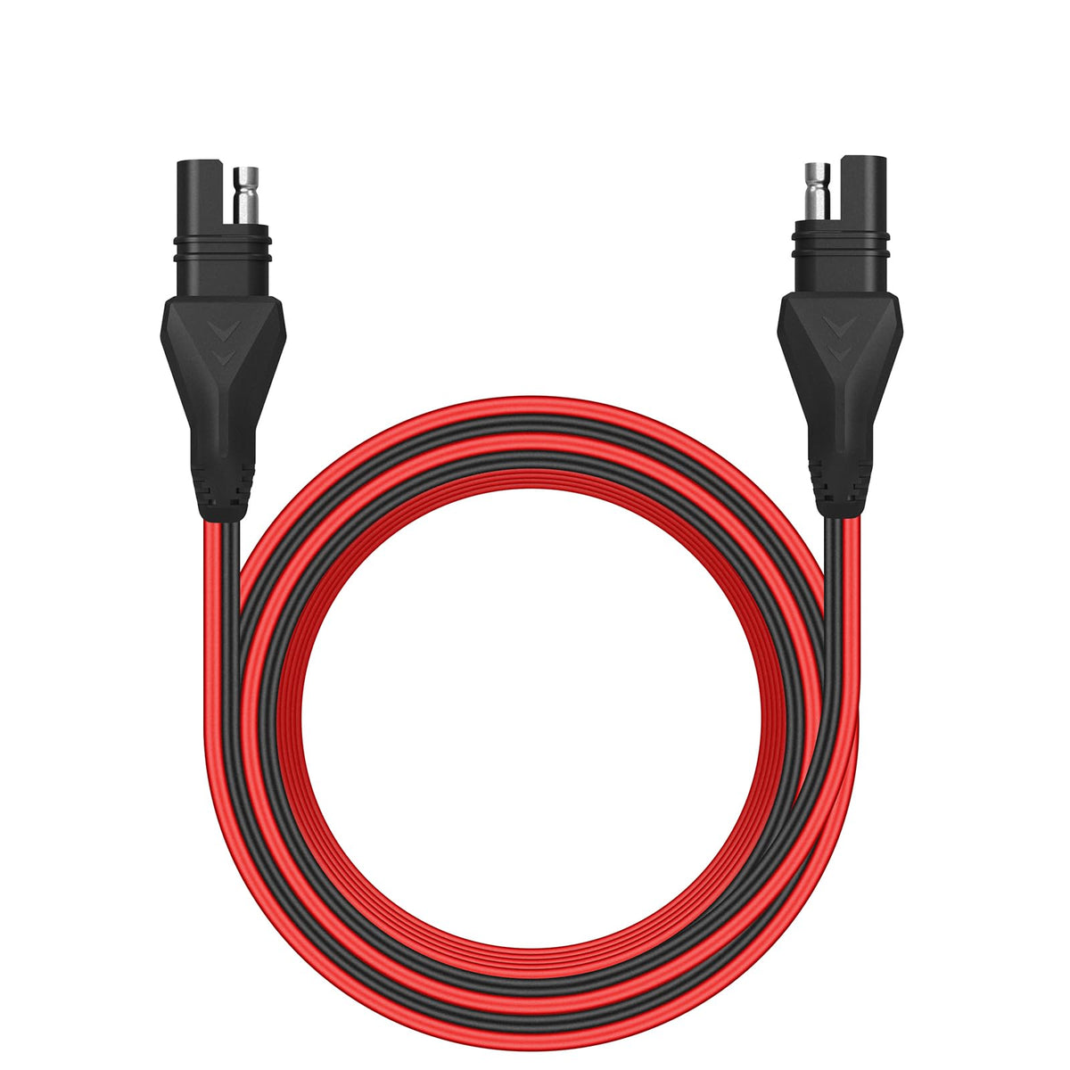 SUNER POWER SAE extension cable 16.5ft with red/black leads for easy polarity identification during solar setups.