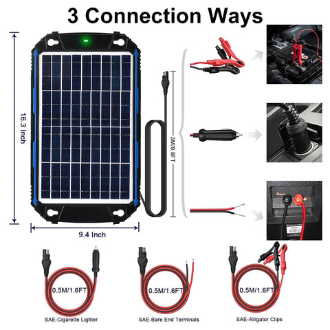 SUNER POWER built-in protections safeguard against over-charge and short circuits